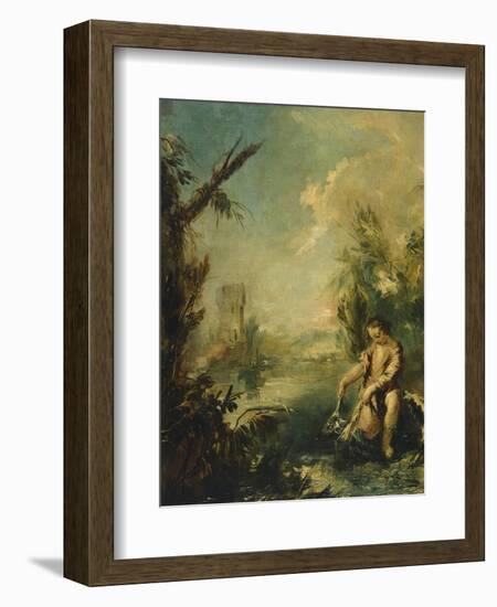 Tobias and Fish-Giovanni Antonio Guardi-Framed Giclee Print