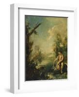 Tobias and Fish-Giovanni Antonio Guardi-Framed Giclee Print