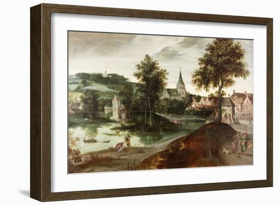 Tobias and the Angel, 1567-Jacob Grimmer-Framed Giclee Print