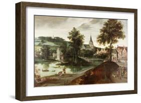 Tobias and the Angel, 1567-Jacob Grimmer-Framed Giclee Print