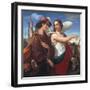 Tobias and the Angel, 1845-Theodor Rehbenitz-Framed Giclee Print