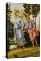 Tobias and the Angel, C.1475-1480-Filippino Lippi-Stretched Canvas