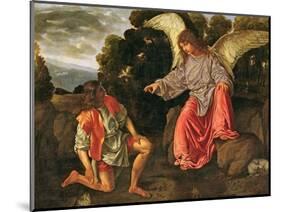 Tobias and the Angel, c.1530-Giovanni Girolamo Savoldo-Mounted Giclee Print