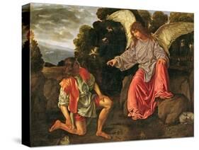 Tobias and the Angel, c.1530-Giovanni Girolamo Savoldo-Stretched Canvas