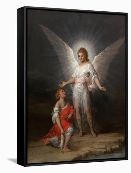 Tobias and the Angel, Ca. 1787-Francisco de Goya-Framed Stretched Canvas