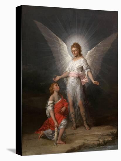 Tobias and the Angel, Ca. 1787-Francisco de Goya-Stretched Canvas