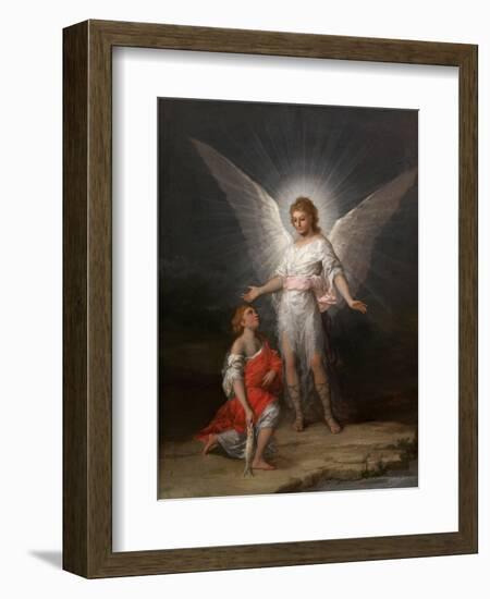 Tobias and the Angel, Ca. 1787-Francisco de Goya-Framed Giclee Print