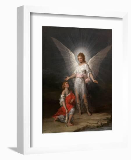 Tobias and the Angel, Ca. 1787-Francisco de Goya-Framed Giclee Print