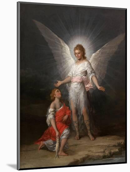 Tobias and the Angel, Ca. 1787-Francisco de Goya-Mounted Giclee Print
