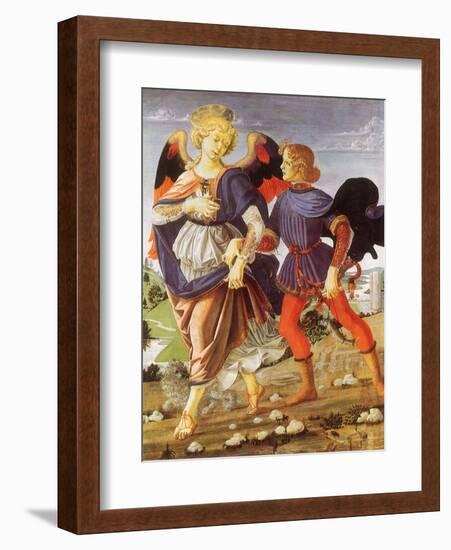 Tobias and the Angel-Andrea del Verrocchio-Framed Giclee Print