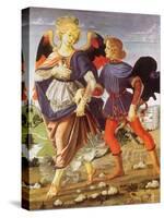 Tobias and the Angel-Andrea del Verrocchio-Stretched Canvas