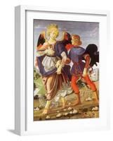 Tobias and the Angel-Andrea del Verrocchio-Framed Giclee Print