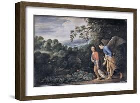 Tobias and the Angel-Adam Elsheimer-Framed Giclee Print