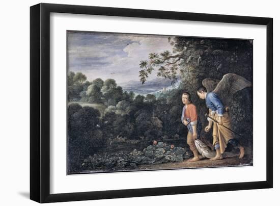 Tobias and the Angel-Adam Elsheimer-Framed Giclee Print