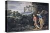 Tobias and the Angel-Adam Elsheimer-Stretched Canvas