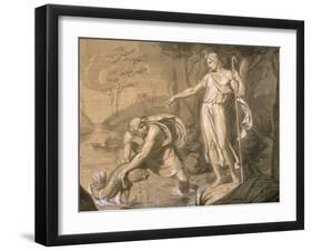 Tobias and the Archangel Raphael (Tobiolo e L'Arcangelo Raffaele)-Vitale Sala-Framed Giclee Print