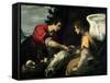 Tobias and the Archangel Raphael-Jacopo Vignali-Framed Stretched Canvas