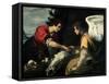 Tobias and the Archangel Raphael-Jacopo Vignali-Framed Stretched Canvas