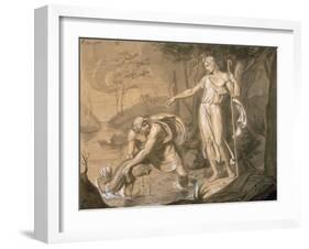 Tobias and the Archangel Raphael-Vitale Sala-Framed Art Print