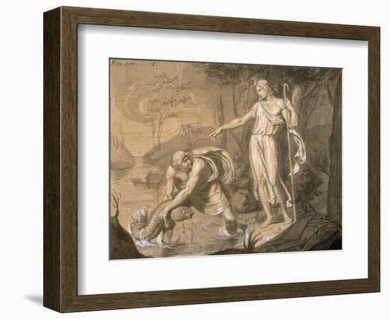 Tobias and the Archangel Raphael-Vitale Sala-Framed Art Print