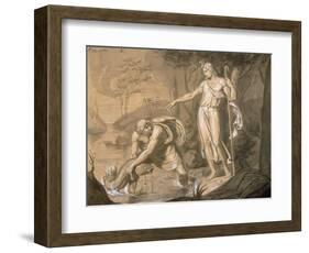 Tobias and the Archangel Raphael-Vitale Sala-Framed Art Print