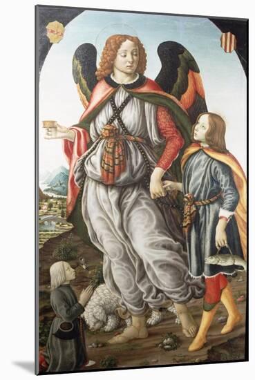 Tobias and the Archangel Raphael-Francesco Botticini-Mounted Giclee Print