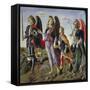 Tobias and the Three Angels-Francesco Botticini-Framed Stretched Canvas