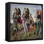 Tobias and the Three Angels-Francesco Botticini-Framed Stretched Canvas