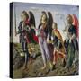 Tobias and the Three Angels-Francesco Botticini-Stretched Canvas