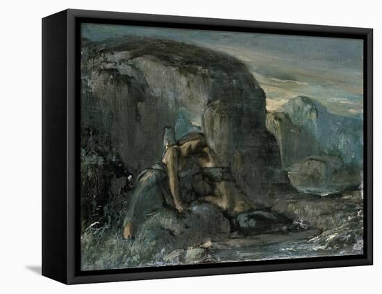 Tobias Being Comforted by the Angel-Charles Ricketts-Framed Stretched Canvas
