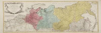 Map of the Russian Empire-Tobias Conrad Lotter-Stretched Canvas