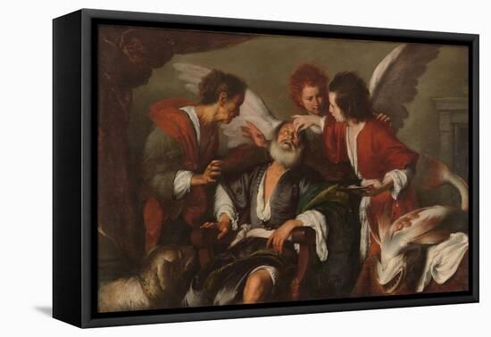 Tobias Curing His Father's Blindness, 1630-35-Bernardo Strozzi-Framed Stretched Canvas