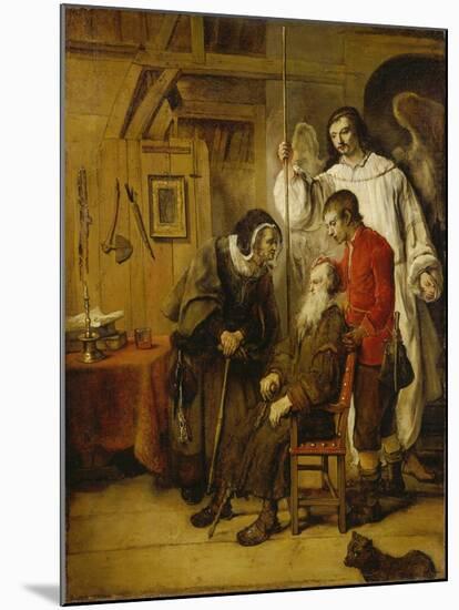 Tobias Curing His Fathers Blindness-Karel van der Pluym-Mounted Giclee Print