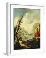 Tobias Healing His Father-Giovanni Antonio Guardi-Framed Giclee Print