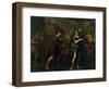 Tobias Meets the Archangel Raphael, C. 1640-Andrea Vaccaro-Framed Giclee Print