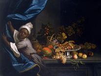 A Young Moor with a Still Life of Fruit-Tobias Stranover-Art Print