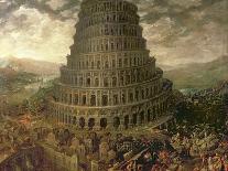 The Tower of Babel-Tobias Verhaecht-Giclee Print