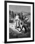 Tobias with the Archangel Raphael, 1865-1866-Gustave Doré-Framed Giclee Print