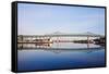 Tobin Memorial Bridge or Mystic River Bridge in Boston-benkrut-Framed Stretched Canvas