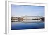 Tobin Memorial Bridge or Mystic River Bridge in Boston-benkrut-Framed Photographic Print