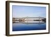 Tobin Memorial Bridge or Mystic River Bridge in Boston-benkrut-Framed Photographic Print