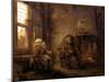 Tobit and Anna Waiting for the Return of their Son, 1659-Rembrandt van Rijn-Mounted Giclee Print