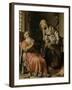 Tobit and Anna with the Kid-Rembrandt van Rijn-Framed Art Print