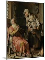 Tobit and Anna with the Kid-Rembrandt van Rijn-Mounted Art Print