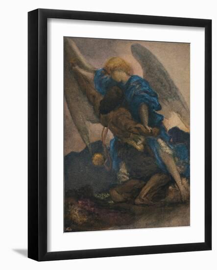 'Tobit and the Angel', c1886-Frederic Leighton-Framed Giclee Print