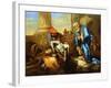 Tobit Burying the Dead in Defiance of the Orders of Sennacherib-Giovanni Francesco Castiglione-Framed Giclee Print