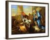 Tobit Burying the Dead in Defiance of the Orders of Sennacherib-Giovanni Francesco Castiglione-Framed Giclee Print