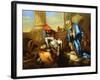 Tobit Burying the Dead in Defiance of the Orders of Sennacherib-Giovanni Francesco Castiglione-Framed Giclee Print