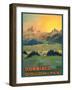 Toblach (Dobbiaco), Italy - The Paradise of the Dolomites - Vintage Travel Poster, 1920s-Pacifica Island Art-Framed Art Print