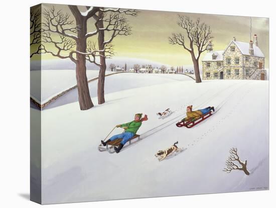 Tobogganing, 1986-Larry Smart-Stretched Canvas